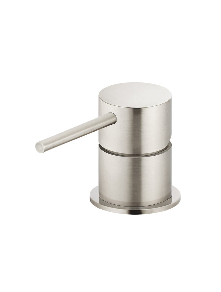 Round Deck Mounted Mixer - Brushed Nickel