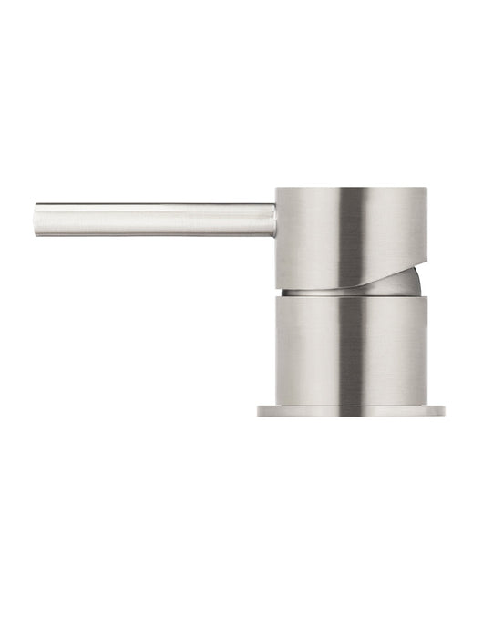 Round Deck Mounted Mixer - Brushed Nickel