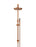 Round Combination Shower Rail, 200mm Rose, Single Function Hand Shower - Lustre Bronze