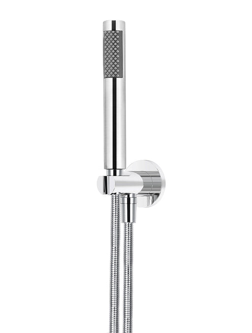 Round Hand Shower On Fixed Bracket - Polished Chrome