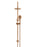 Round Gooseneck Shower Set With 200mm Shower Rose, Three-Function Hand Shower - Lustre Bronze