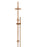 Round Gooseneck Shower Set With 200mm Shower Rose, Single-Function Hand Shower - Lustre Bronze