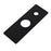 RUSHY Square Black Wall Mixer With Diverter