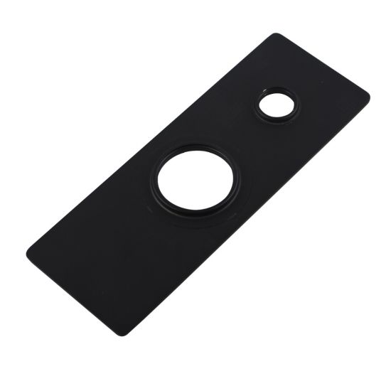 RUSHY Square Black Wall Mixer With Diverter