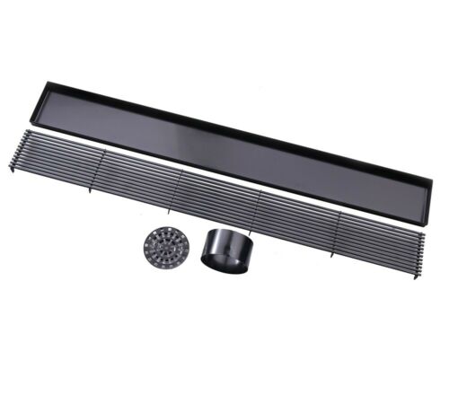 800 Grill Drain - Pre-Cut or DIY Waste (80mm Outlet) –  Black