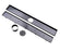 900 Tile Insert Drain -Pre-Cut or DIY Waste  (80mm Outlet) –  Black