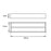 IVANO Series Chrome Double Towel Rail 600mm