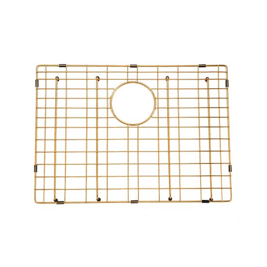 Brushed Gold 600x450x230mm 1.2mm Handmade Top/Undermount Single Bowl Kitchen Sink 304 Stainless Steel
