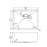 Gun Metal Grey 600x450x230mm 1.2mm Handmade Top/Undermount Single Bowl Kitchen Sink 304 Stainless Steel