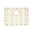 Brushed Gold 600x450x300mm 1.2mm Handmade Top/Undermount Single Bowl Kitchen/Laundry Sink