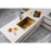 Brushed Gold 600x450x300mm 1.2mm Handmade Top/Undermount Single Bowl Kitchen/Laundry Sink
