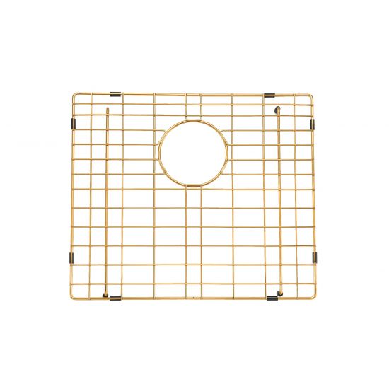 Brushed Gold 490x440x230mm 1.2mm Handmade Top/Undermount Single Bowl Kitchen/Laundry Sink