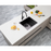 Gun Metal Grey 510x450x230mm 1.2mm Handmade Top/Undermount Single Bowl Kitchen/Laundry Sink