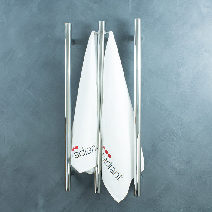 Vertical Towel Rail 40 X 950mm Mirror Polished