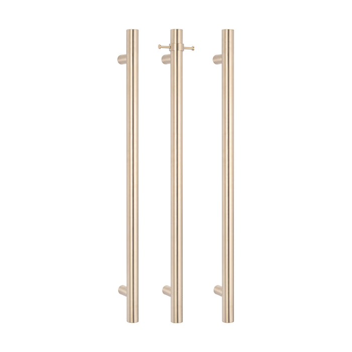 Vertical Towel Rail 40 X 950mm Warm Brushed Nickel