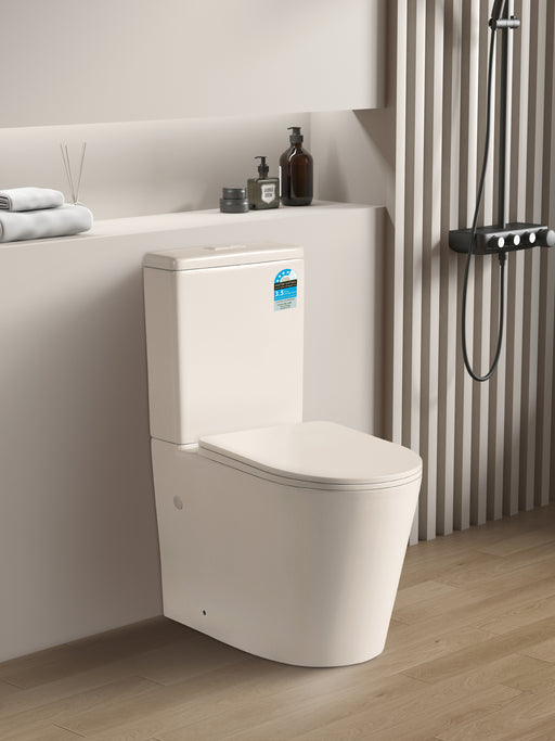 Avis Rimless Toilet Suite - Matte White