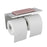 IVANO Series Chrome Double Toilet Paper Holder with Cover