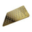 Super-slim Square Yellow Gold Rainfall Shower Head 200mm