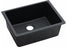 Black Granite Quartz Stone Undermount Kitchen Sink Single Bowl 635*470*241mm