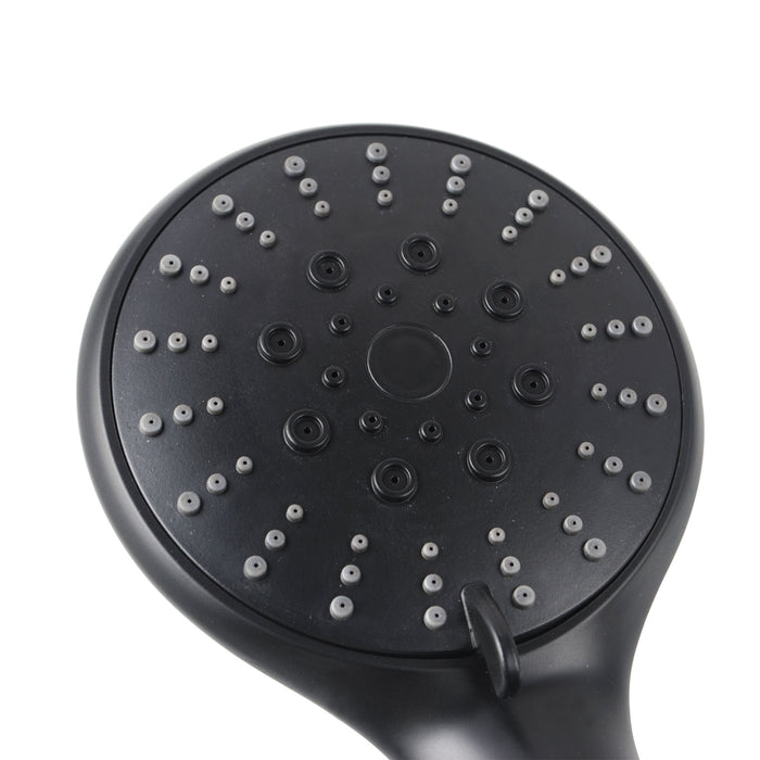 Pentro Round Matte Black Handheld Spray Shower Head