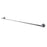 Round Chrome Single Towel Rack Rail 800mm CUT TO SIZE