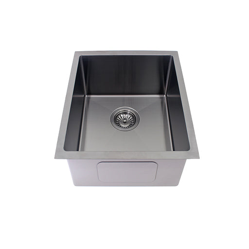 Coloured Single Bowl Sink 26L - Gun Metal