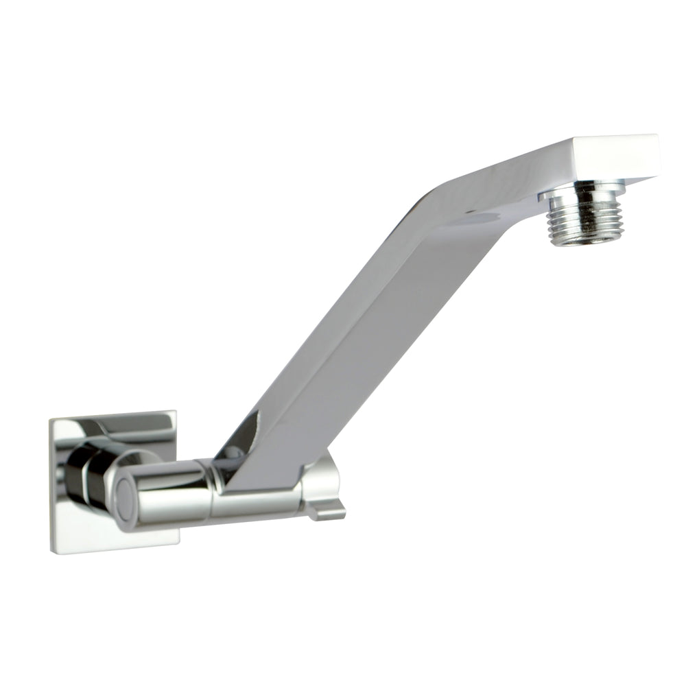Square Chrome Swivel Wall Mounted Shower Arm