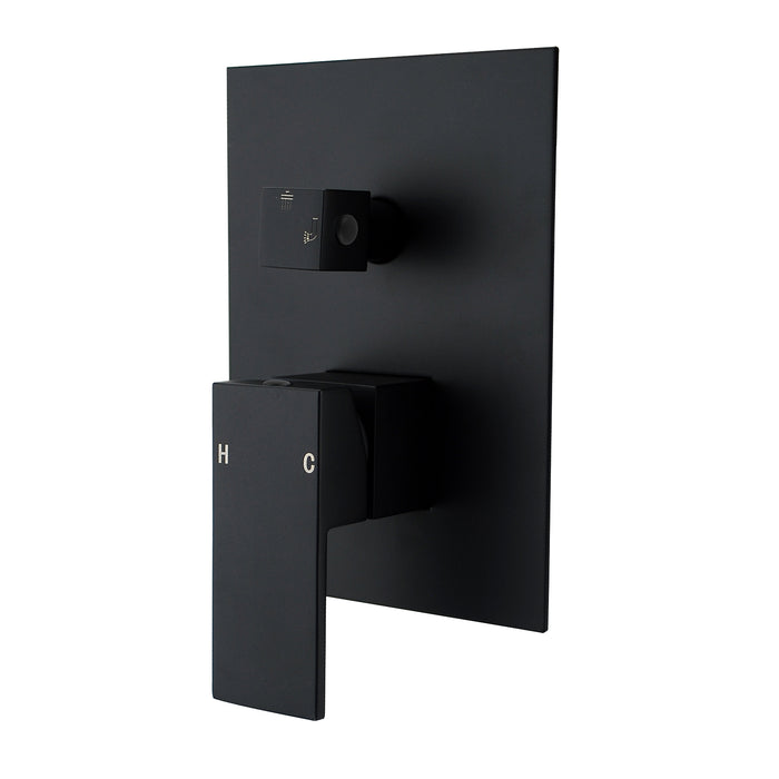 BLAZE Black Shower/Bath Mixer Diverter