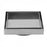 Chrome Shower Grate Floor Waste Drain Smart Insert Tile 120*120mm