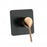 Black & Rose Gold Shower/Bath Wall Mixer Tap