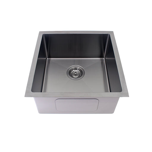 Coloured Single Bowl Sink 31L - Gun Metal