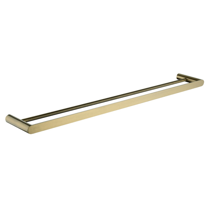 Esperia Brushed Yellow Gold Double Towel Rail 800mm