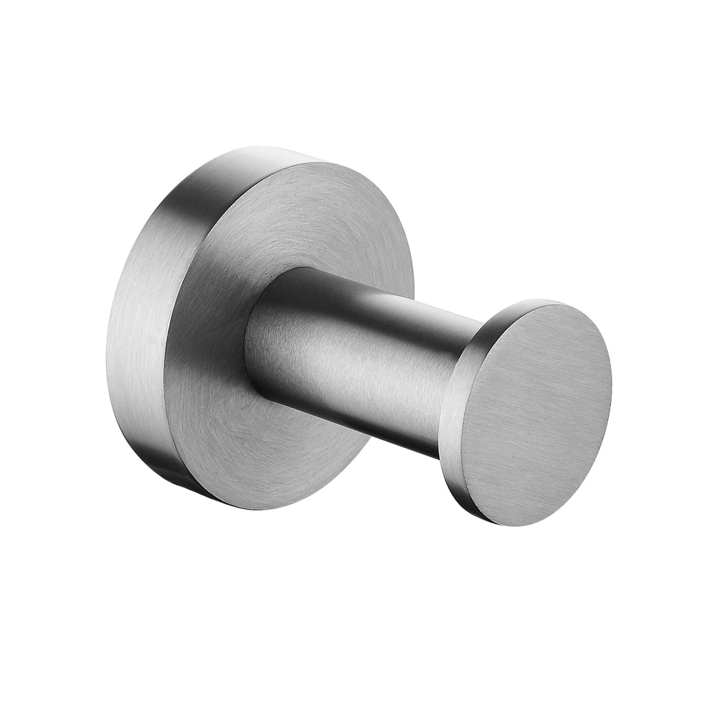 Pentro Brushed Nickel Round Robe Hook