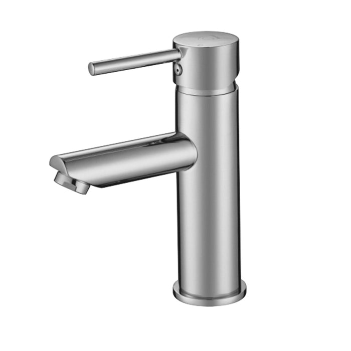 Pentro Brushed Nickel Round Basin Mixer