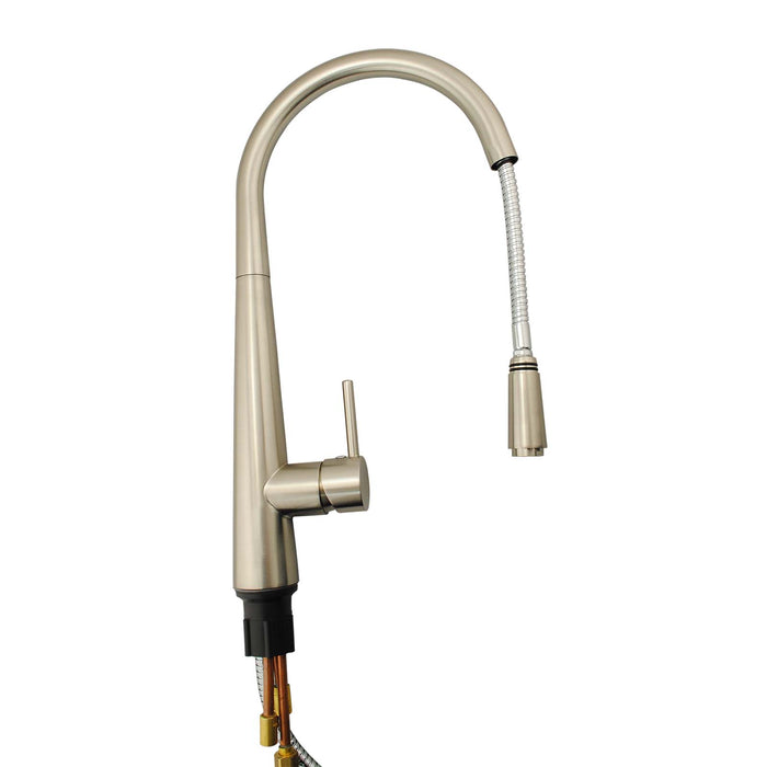 Pentro Brushed Nickel Pull Out Kitchen Mixer