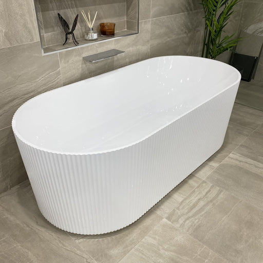 Brighton Groove 1500mm Gloss White Bath