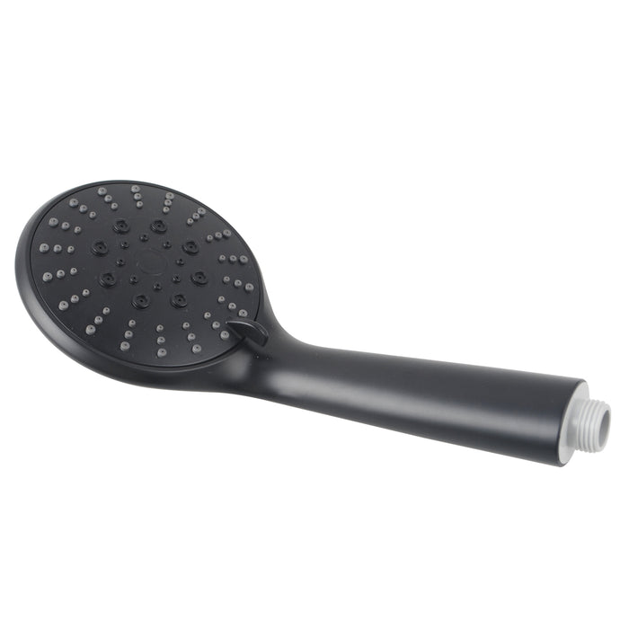 Pentro Round Matte Black Handheld Spray Shower Head