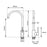 Pentro Matte Black Kitchen Mixer