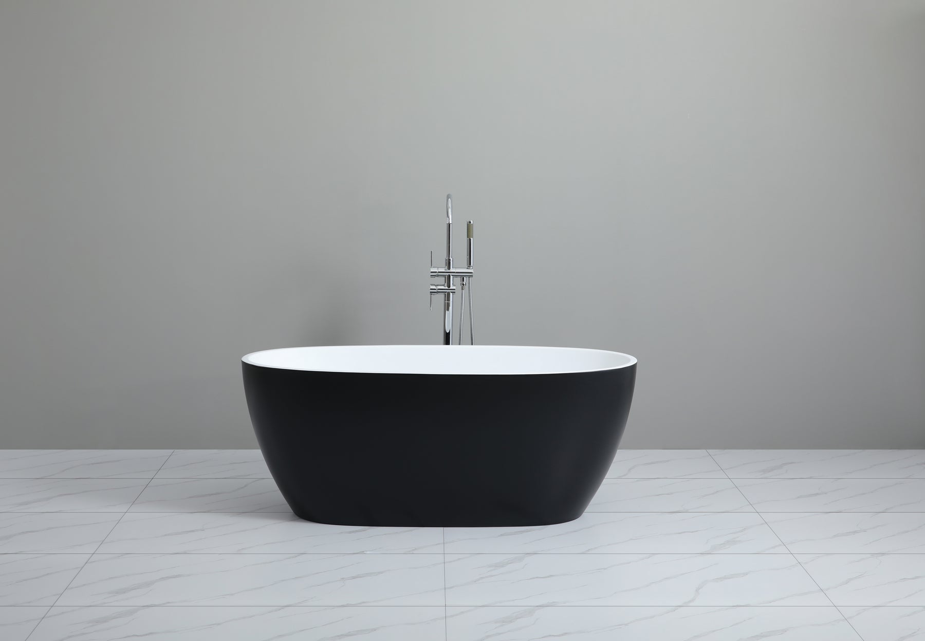 Stella 1500 Matte Black & Matte White  Bath