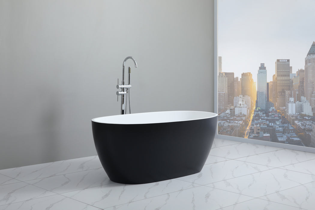 Stella 1500 Matte Black & Matte White  Bath