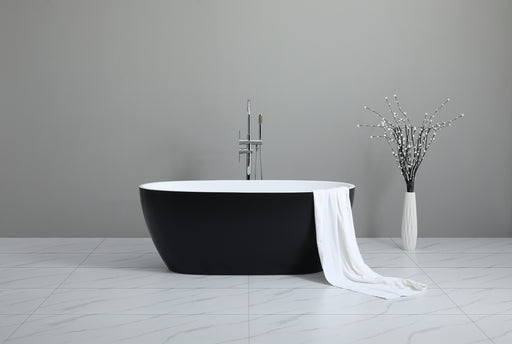 Stella 1700 Matte Black & Matte White Bath