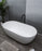 Lucia 1780mm Matte White Stone Bath