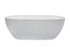 Lucia 1780mm Matte White Stone Bath