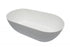 Lucia 1780mm Matte White Stone Bath