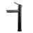 Pentro Matte Black Round Tall Basin Mixer