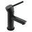 Pentro Matte Black Round Basin Mixer Tap