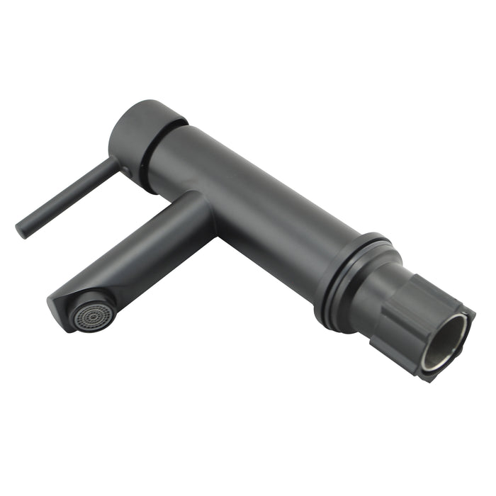 Pentro Matte Black Round Basin Mixer Tap