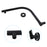 Pentro Matte Black Swivel Wall Mounted Shower Arm
