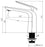 Esperia Brushed Nickel Basin Mixer