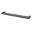 Esperia Matte Black Double Towel Rail 600mm